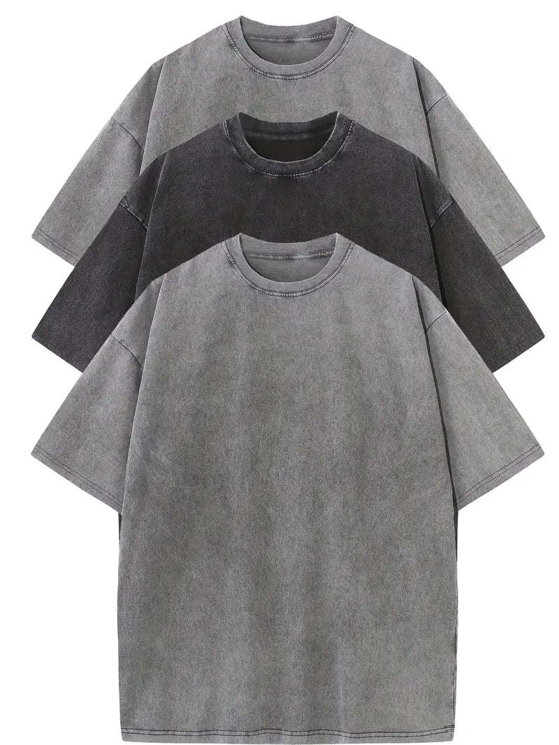 Caspian - Lot de 3 chemises oversize élégantes