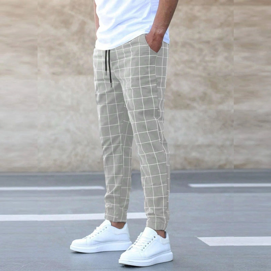 Jamir - Pantalon de jogging à carreaux élégant
