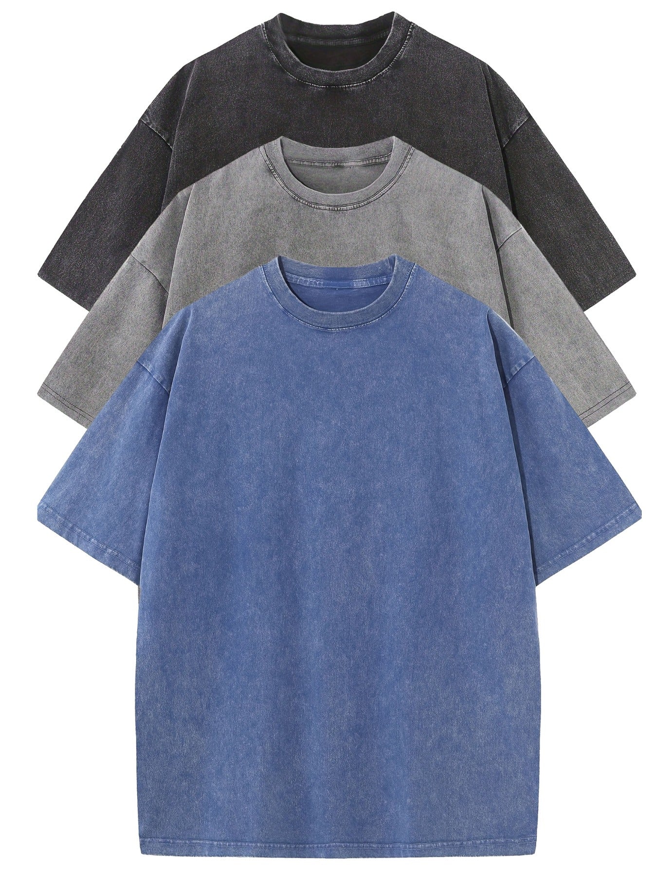 Caspian - Lot de 3 chemises oversize élégantes