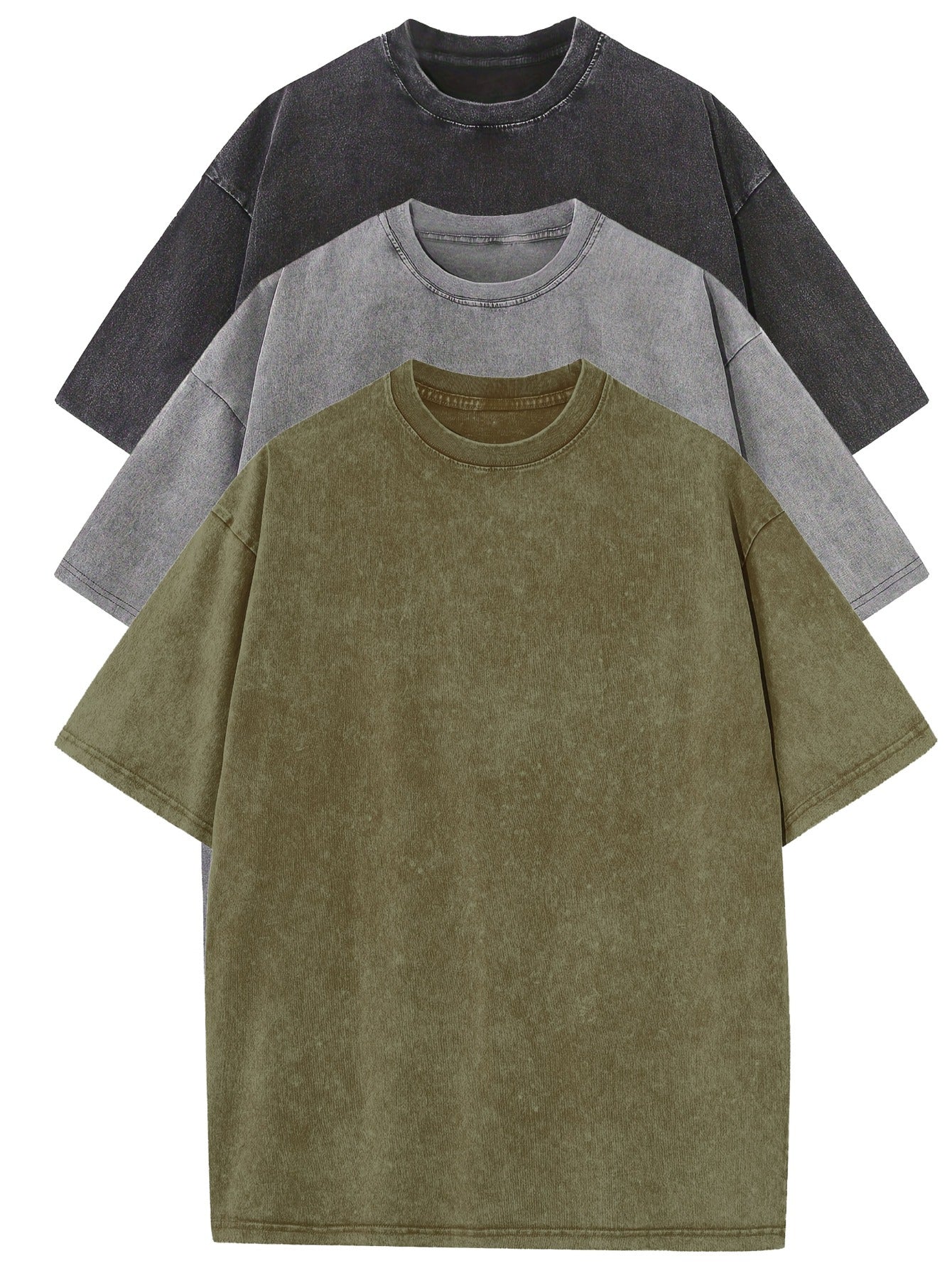 Caspian - Lot de 3 chemises oversize élégantes