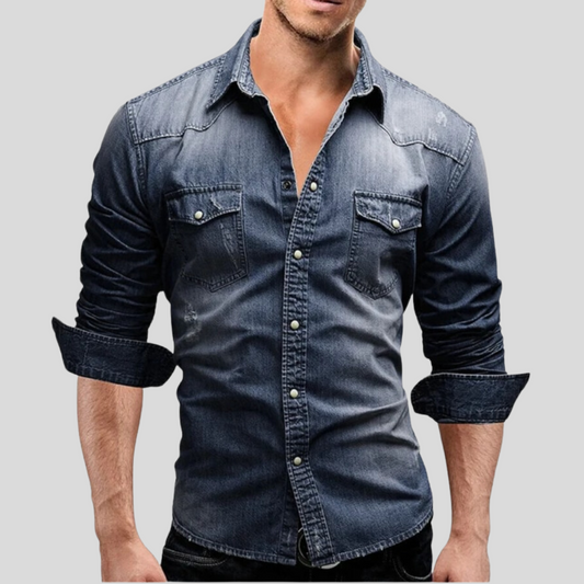 Aiden - Chemise en denim élégante