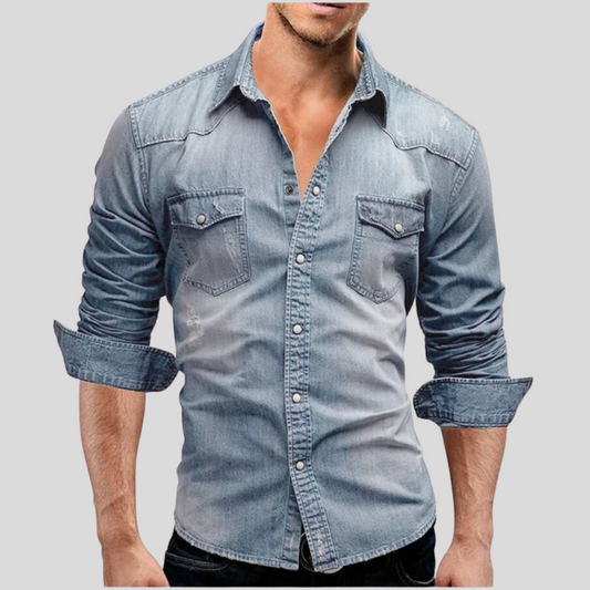 Aiden - Chemise en denim élégante