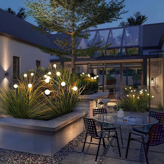 LULLI - Piquet Solaire Extérieure Décoratif Moderne, Noir
