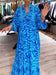 Belle Paris Mode ™ | Robe Florine - midi légère à imprimé vibrant