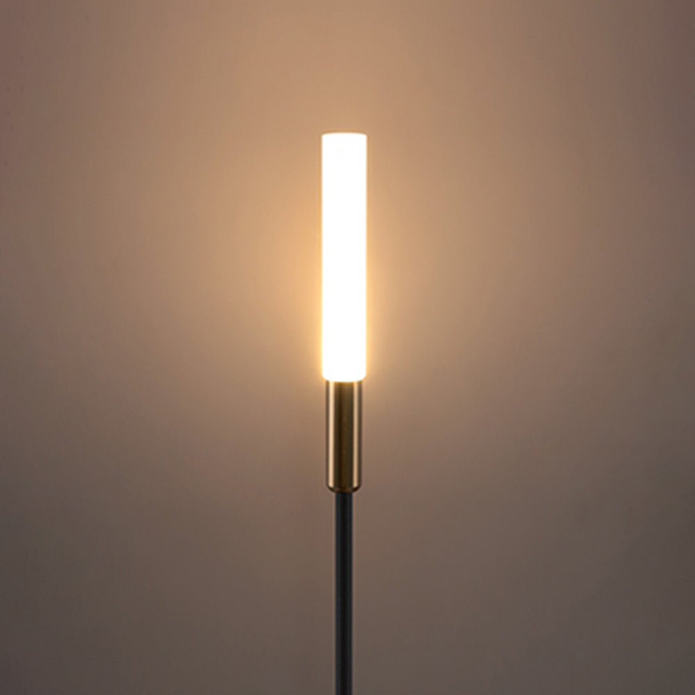 ROSO - Piquet Solaire Extérieure Roseau Moderne, Noir
