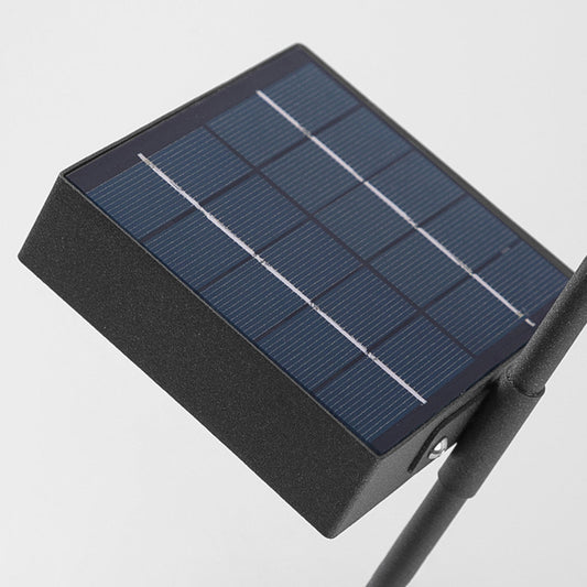 ROSO - Piquet Solaire Extérieure Roseau Moderne, Noir