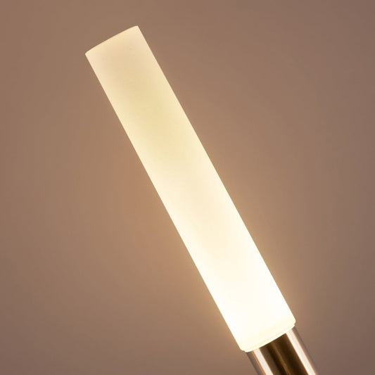 ROSO - Piquet Solaire Extérieure Roseau Moderne, Noir