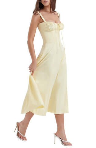 Belle Paris Mode ™ | Robe Juliette - d’été sans manches élégante