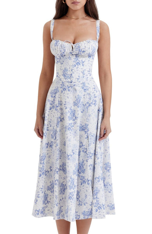 Belle Paris Mode ™ | Robe Juliette - d’été sans manches élégante