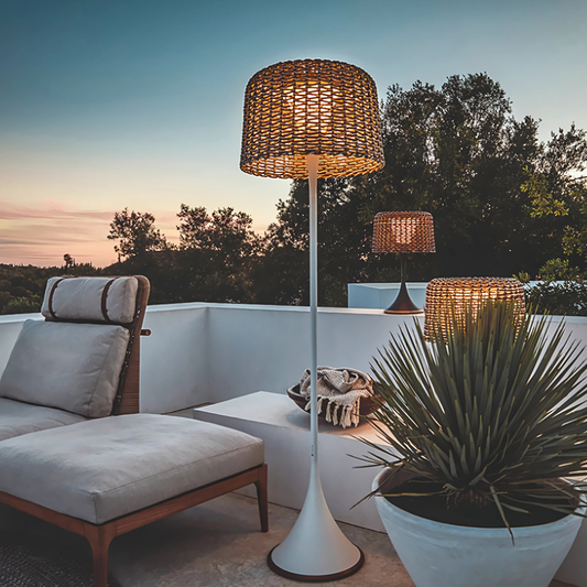 TERRÉO - Lampe/Lampadaire Cylindrique Solaire