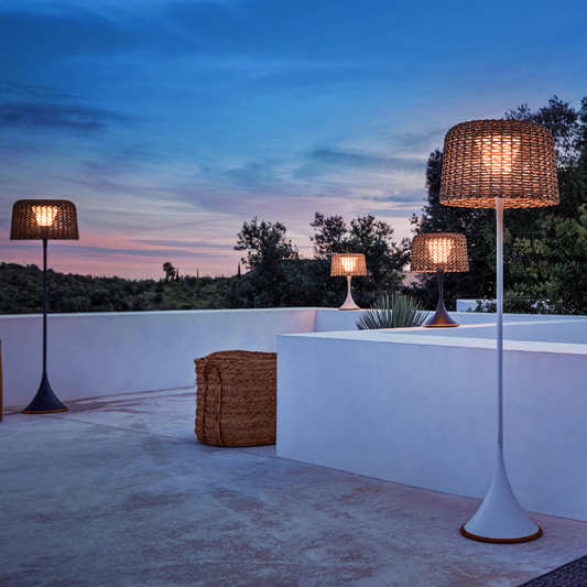 TERRÉO - Lampe/Lampadaire Cylindrique Solaire