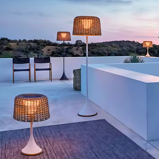 TERRÉO - Lampe/Lampadaire Cylindrique Solaire
