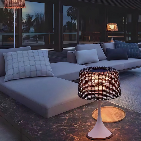 TERRÉO - Lampe/Lampadaire Cylindrique Solaire