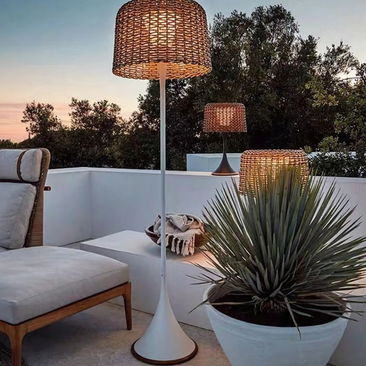 TERRÉO - Lampe/Lampadaire Cylindrique Solaire