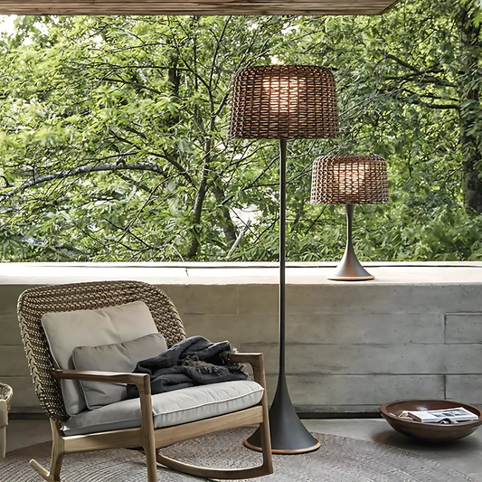 TERRÉO - Lampe/Lampadaire Cylindrique Solaire
