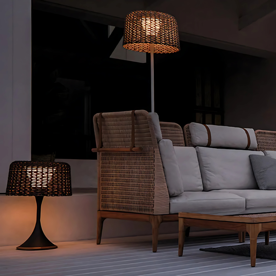 TERRÉO - Lampe/Lampadaire Cylindrique Solaire