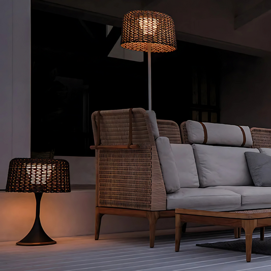 TERRÉO - Lampe/Lampadaire Cylindrique Solaire
