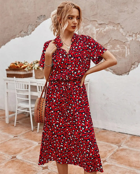 Belle Paris Mode ™ | Robe  Edith à col & V
