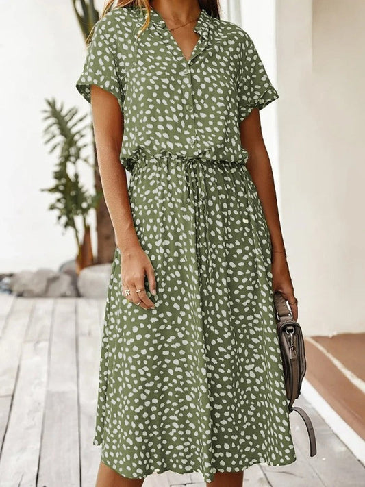 Belle Paris Mode ™ | Robe  Edith à col & V