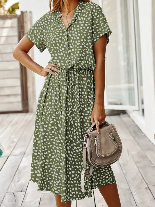 Belle Paris Mode ™ | Robe  Edith à col & V
