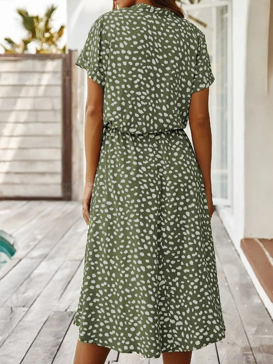 Belle Paris Mode ™ | Robe  Edith à col & V