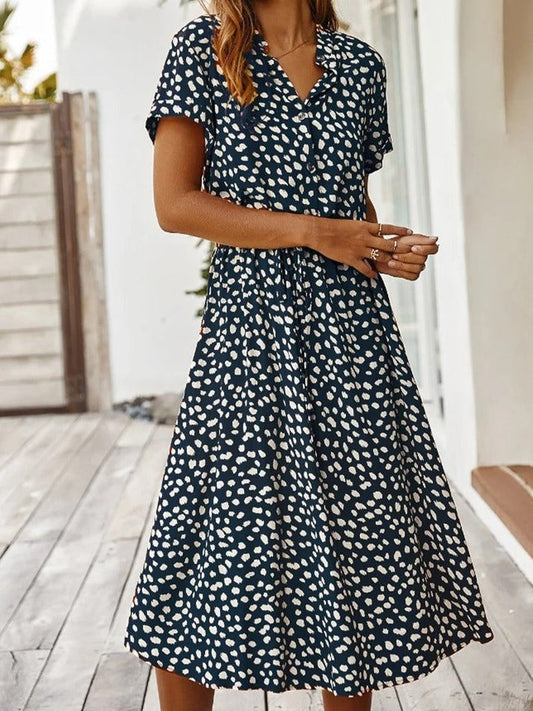 Belle Paris Mode ™ | Robe  Edith à col & V