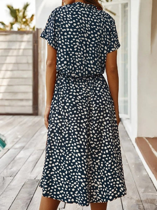 Belle Paris Mode ™ | Robe  Edith à col & V