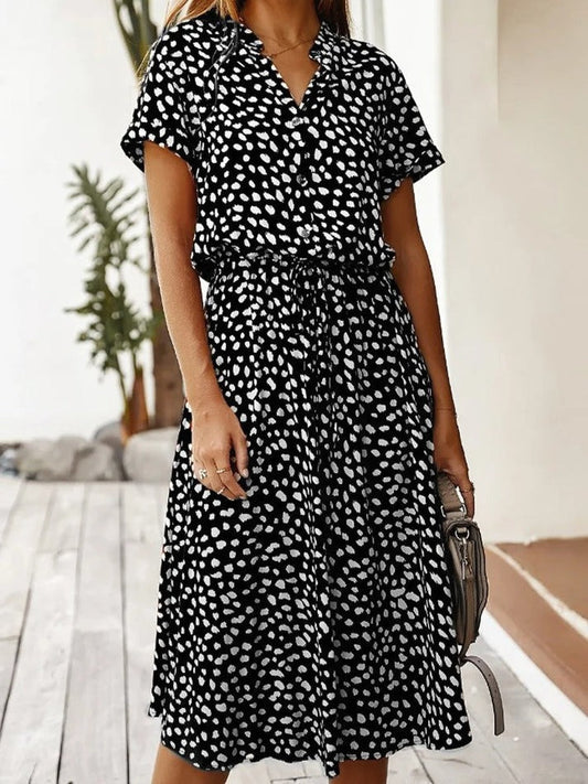 Belle Paris Mode ™ | Robe  Edith à col & V