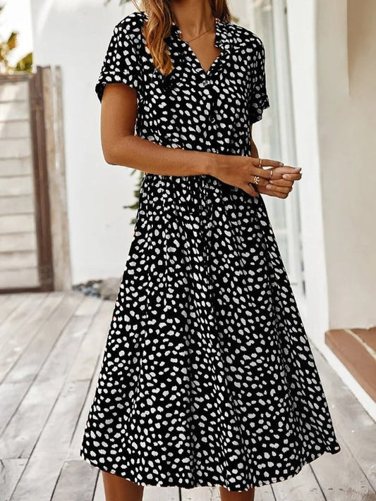 Belle Paris Mode ™ | Robe  Edith à col & V