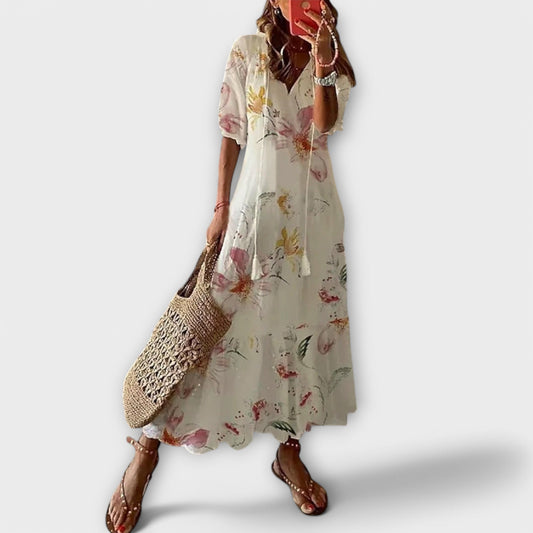 Belle Paris Mode ™ | Robe Bettina – Longue Bohème Libre