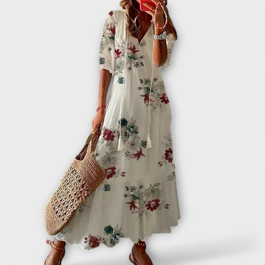 Belle Paris Mode ™ | Robe Bettina – Longue Bohème Libre